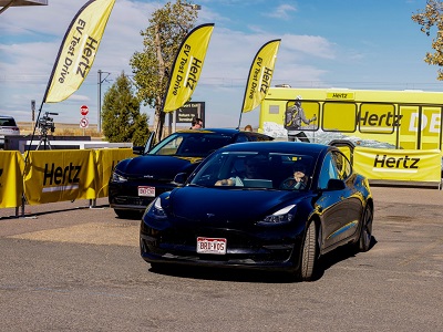 Hertz Hosts EV Test Drive Event at Denver International Airport