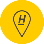 Hertz location pin icon