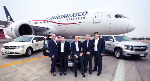 Hertz and Aeroméxico sign exclusive, global partnership to offer Hertz, Dollar, Thrifty and Firefly car rental to airline’s customers
– On Aeromexico.com passengers can now directly book car rental with Hertz, Dollar, Thrifty and Firefly at preferential rates
– Service is available to Aeroméxico customers renting with Hertz and Firefly in Mexico and with Hertz, Dollar, Thrifty and Firefly in carrier’s rest of world destinations