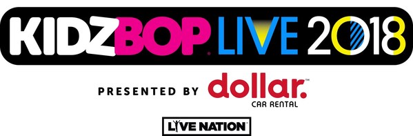 KIDZ BOP and Live Nation Announce Dollar Car Rental as Official Sponsor for “KIDZ BOP Live 2018” Tour
New Original KIDZ BOP Co-Branded Video, Special In-Store Promotions, and National Sweepstakes